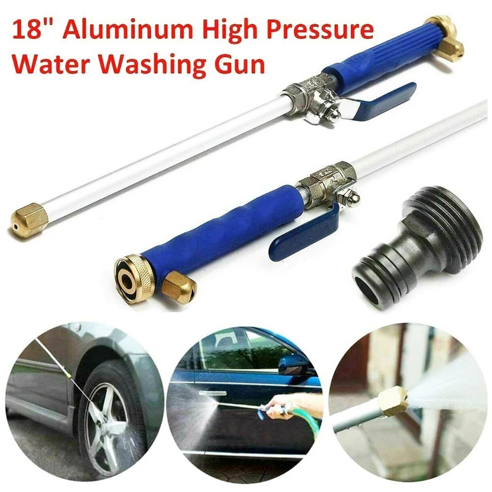 Pistola ad Alta Pressione per Auto, Spruzzatore d'Acqua per Pulizia Auto, Giardino e Casa, Ugello per Tubo Flessibile, Strumenti per la Pulizia dell'Auto