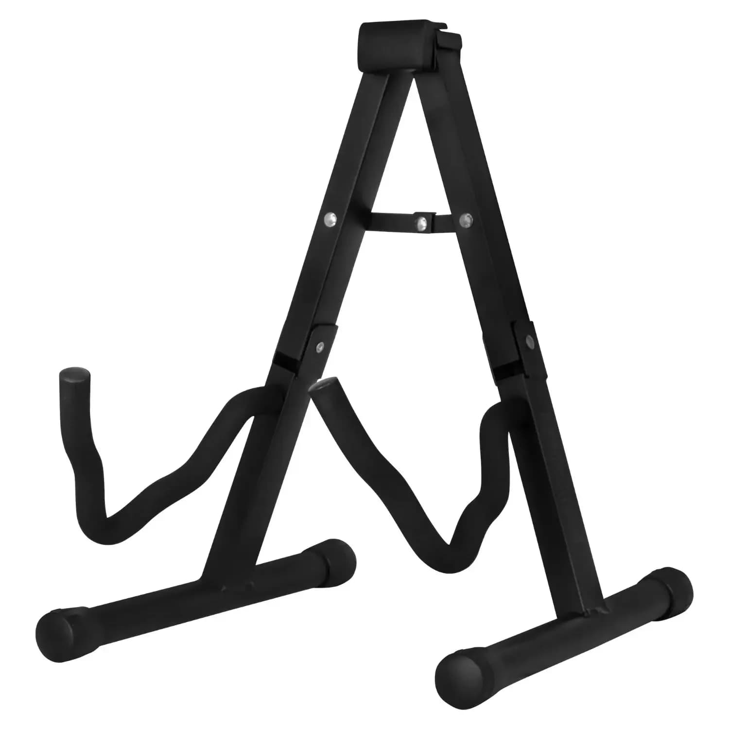 Supporto per chitarra a forma di telaio con braccio in morbida schiuma, gomma antiscivolo per basso elettrico acustico, ukulele