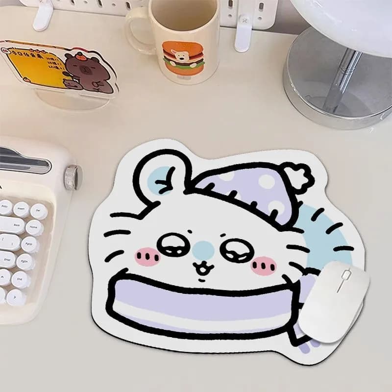Anime Chiikawa Mouse Pad Hachiware Usagi Cute Couple Wrist Braces Portable Computer Office Anti-slip Momonga Shisa Good Looks