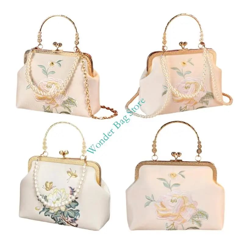Borse a tracolla per donna Borsa a tracolla a tracolla con motivo stile cinese Borse a mano alla Borse eleganti da regalo