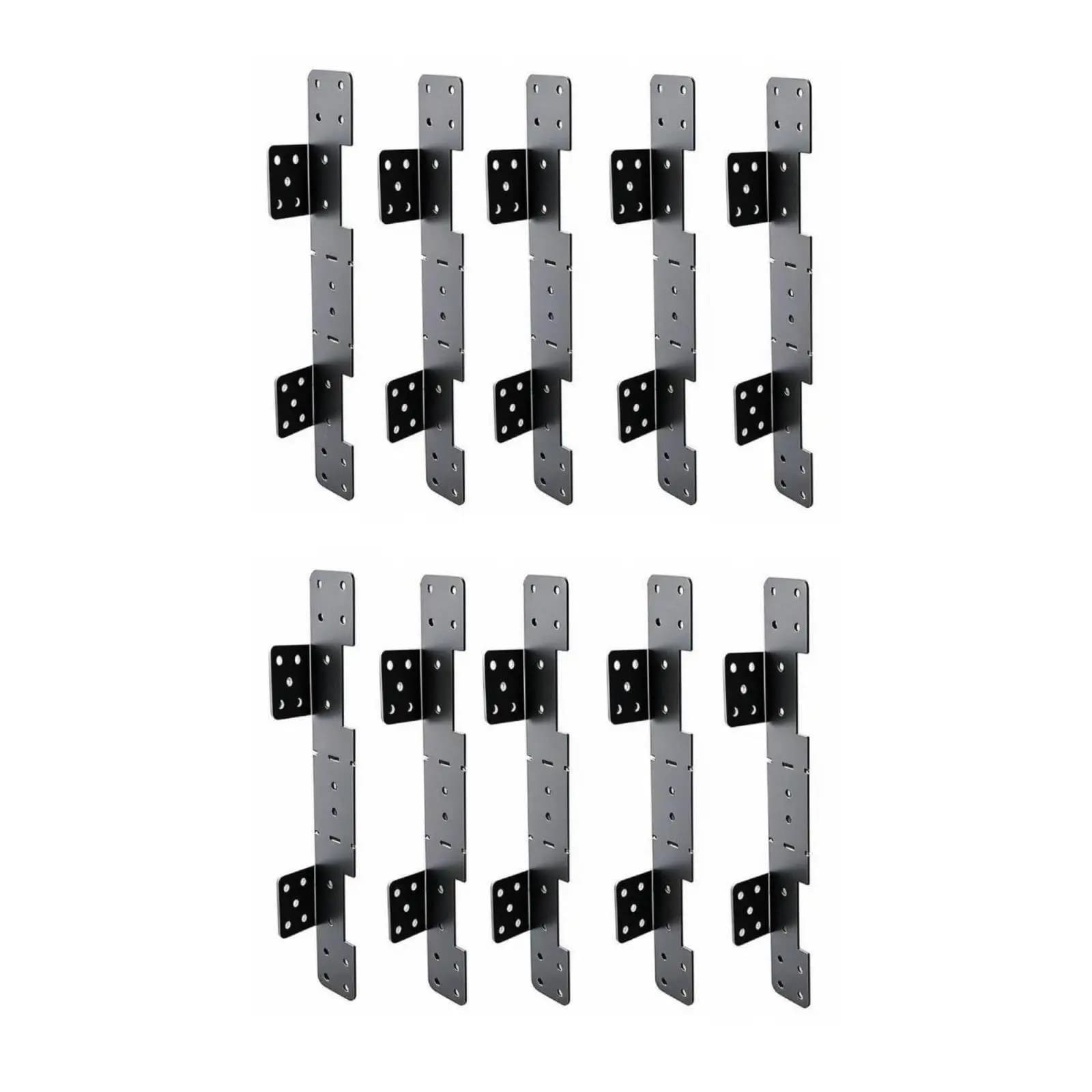 10 Pieces Hidden Stair Connector Concealed Adjustable Stair Stringer Bracket