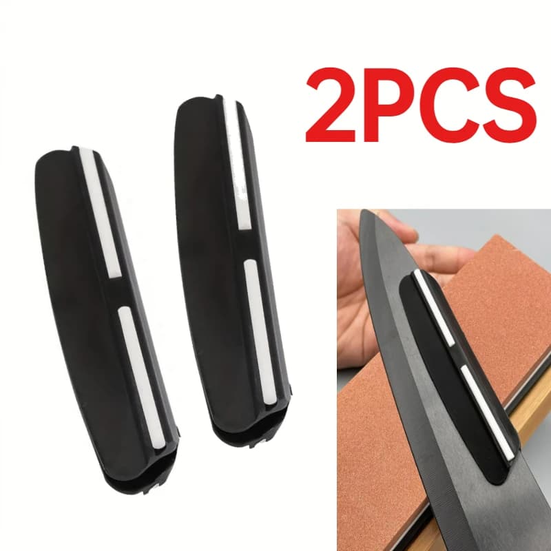 Affilatore Professionale per Coltelli da Cucina con Guida Angolare in Plastica, Accessori per Affilatura con Lama Diamantata