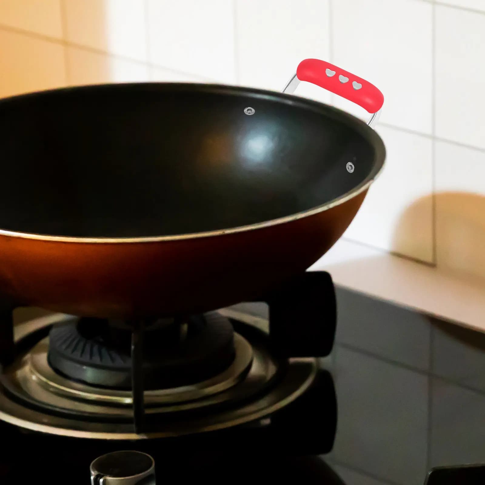 10 Pezzi Copri Manici per Pentole Resistenti al Calore, Protezioni Semplici e Leggere Anti-Scottatura per Cucina