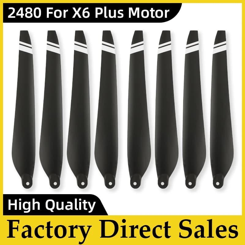 2480 Elica in nylon al carbonio per motore Hobbywing X6 Plus 24 pollici Eliche per droni pieghevoli Pale Accessori per droni agricoli