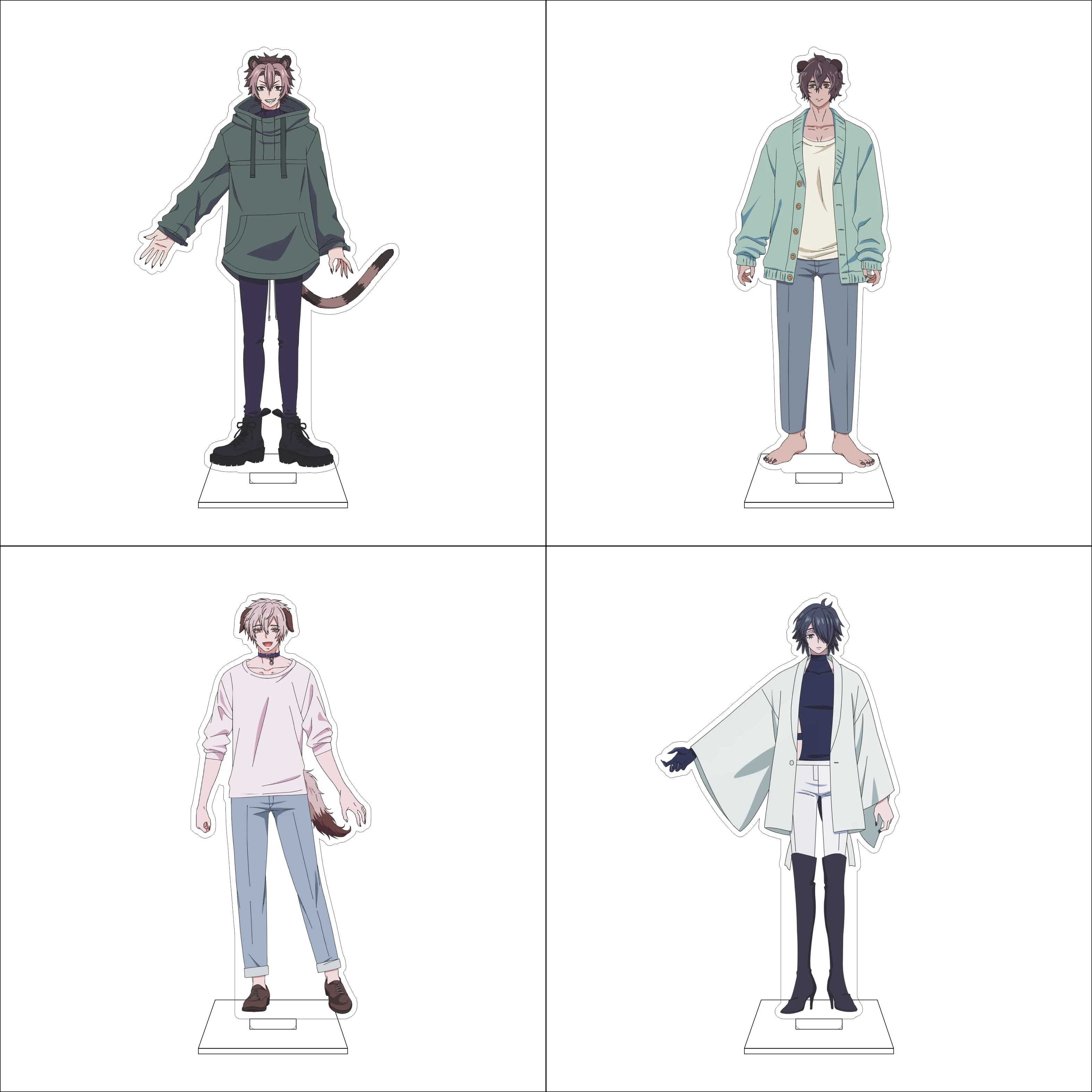 Statuetta in Acrilico da 16CM dell'Anime The Great Bear, Cosplay di Hōōji Kureha e Kasumi Hayato, Ornamento Regalo