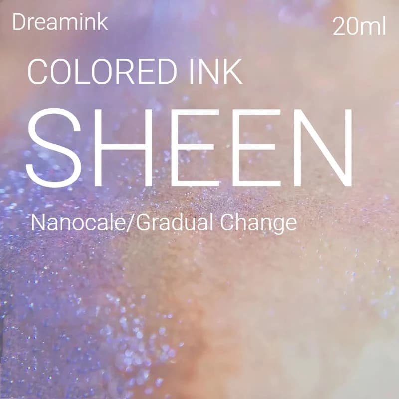 Dreamink 60 Colors 20ml Sheen Fountain Pen Ink Non-Carbon For Glass Dip Pen Art School Supplies For Hongdian JINHAO Stationery