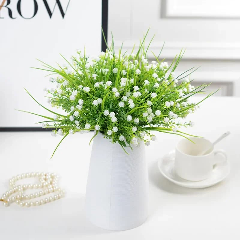 3 bouquet/lot Artificial plant Gypsophila Star Grass Small heads of fake flowers for wedding decoration DIY Accessories for home