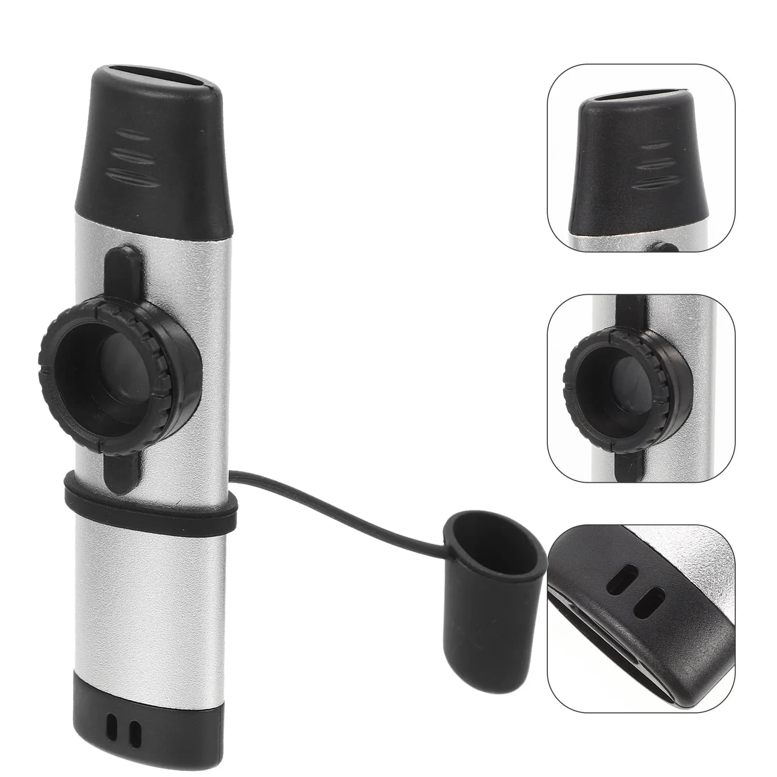 1Set Professional Metal Kazoo Portable Musical Instrument Mouth Ukulele Guitar Partner Easy Play Durable for Kids Adults