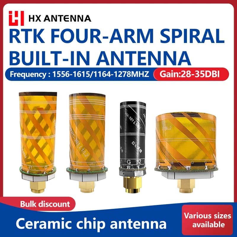 GNSS Universal Hongxin antenna for drones, Integrated Quadrifilar Helix antenna for UAV