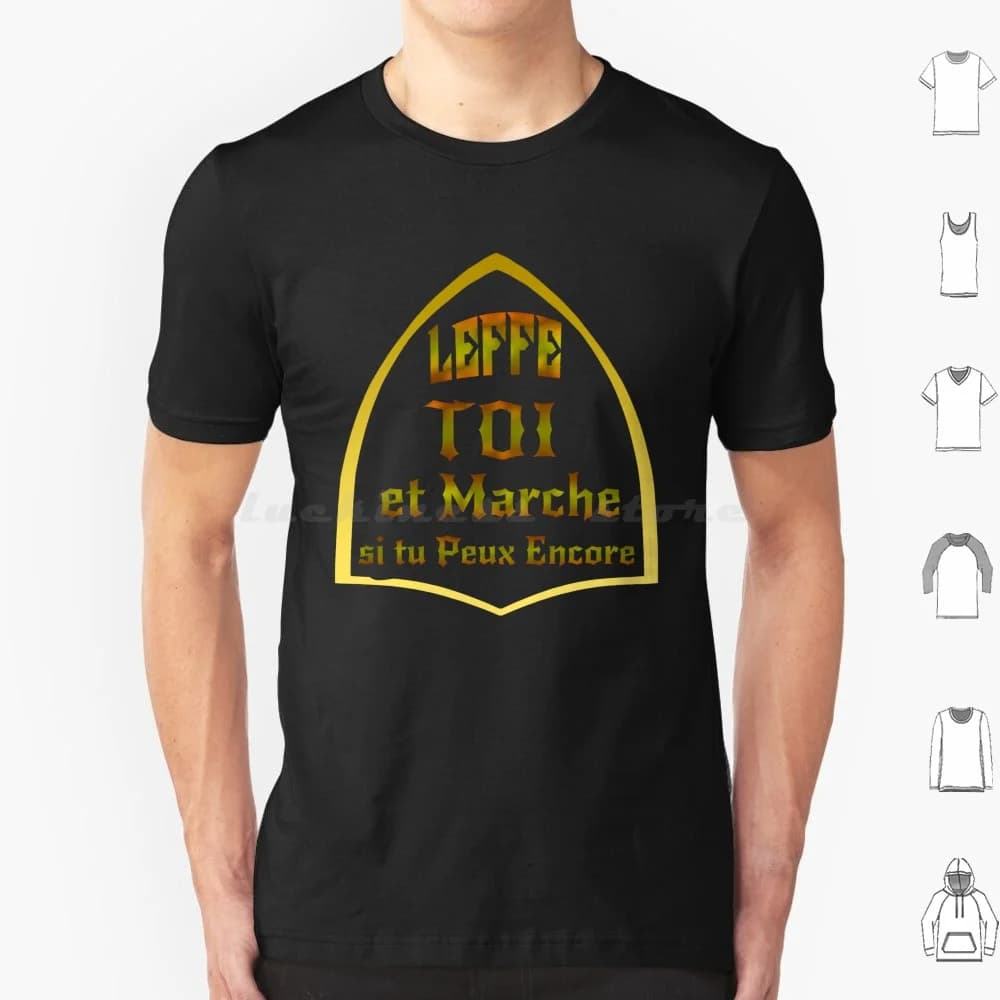 Leffe Toi Et Marche Si Tu Peux Encore T-Shirt 6XL in Cotone, Maglietta Cool Leffe Toi Et Marche Si Tu Peux Encore1 Leffe Toi Et Marche Si