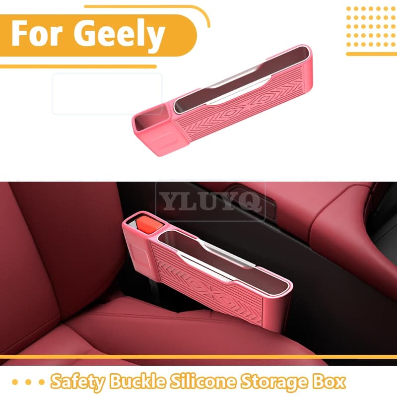 Per Geely Emgrand Xingyue Galaxy V900 Scatola Portaoggetti per Cintura di Sicurezza Xingrui EX5 EM-i92 Tappo in Silicone Anti-Perdita per Fessura Laterale del Sedile