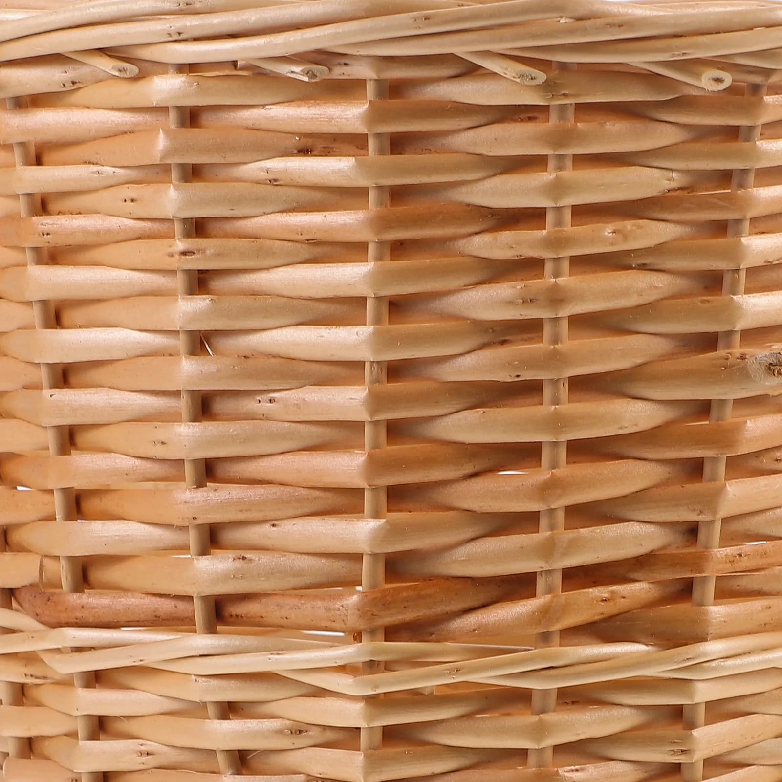 Cestino per Rifiuti in Vimini Naturale per Cucina, Camera da Letto, Ufficio, Contenitore Decorativo Multifunzione per Conservazione e Riciclaggio