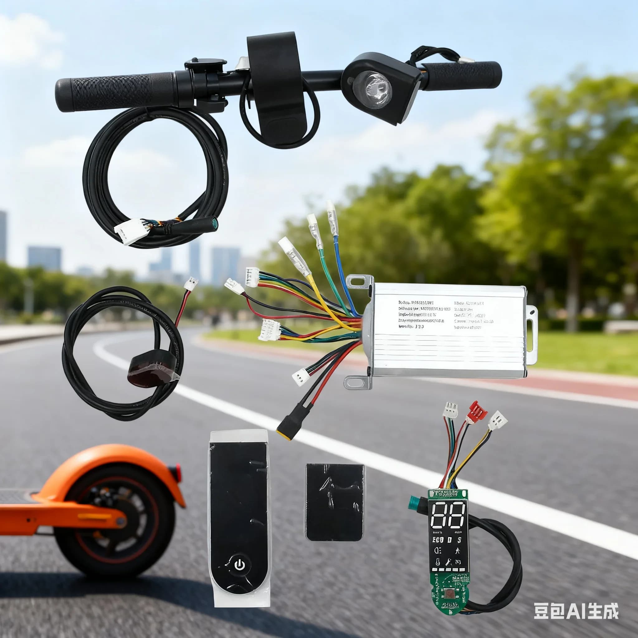 36V 350W Scooter Elettrico Sostituire Vestito Controller Cruscotto Acceleratore Sostituire Set Per Xiaomi Per M365 E-scooter Parte Accessorio