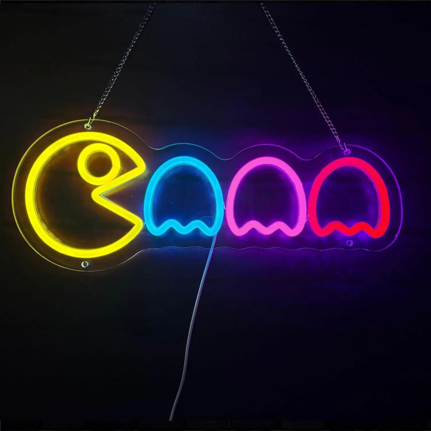 Insegna al Neon per Gaming con LED Dimmerabile USB, Luci al Neon per Camera da Letto, Casa, Dormitorio, Sala Giochi, Decorazione, Regalo Personalizzato, Luce Notturna