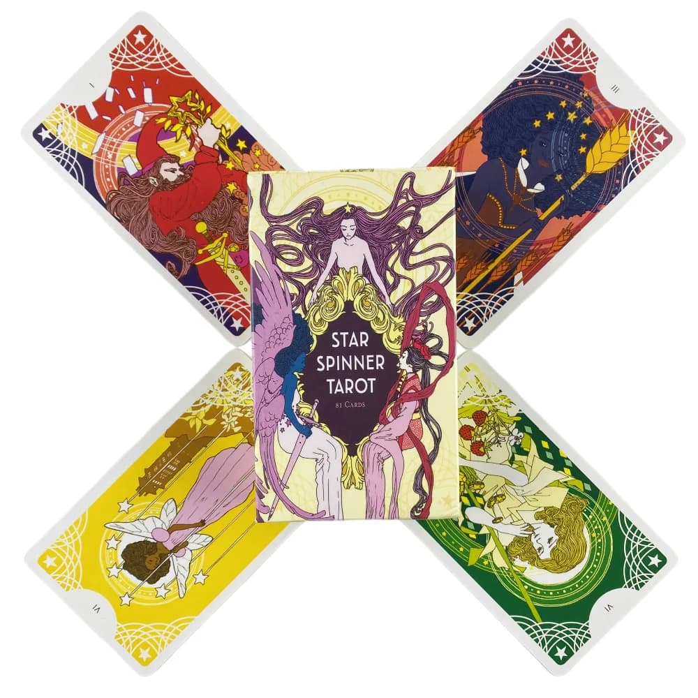 Carte dei tarocchi Star Spinner Un mazzo di 81 Oracle English Visions Divination Edition Borad Giocando a giochi