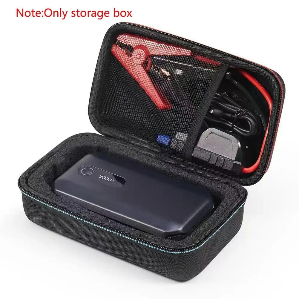 Borsa Rigida in EVA per Avviatore d'Emergenza Auto, Custodia Antiurto Portatile per Booster Batteria Auto