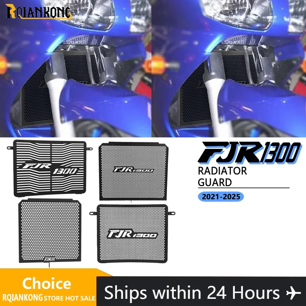 Motorcycle FJR 1300 Accessories Radiator Grille Guard Cover Protection For Yamaha FJR1300 2001 2002 2003 2004 2005 2006-2024