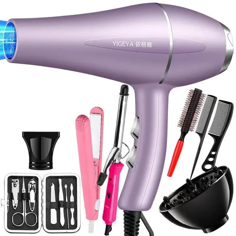 1200W Gear Strong Power Blow professional hair dryer hair brush for hairdressers tools for barber hair dryer Fan
