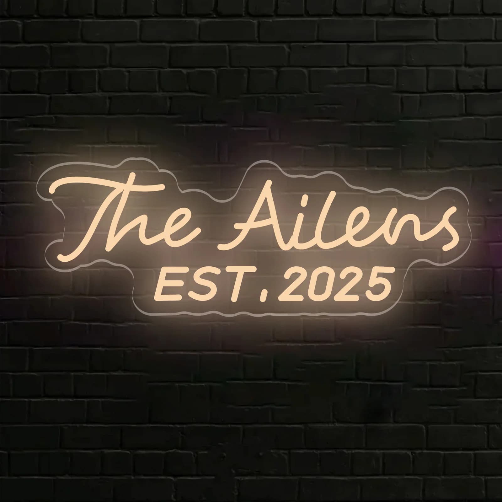 Insegna al neon personalizzata Luce notturna al neon a LED per decorazioni domestiche per matrimoni Lampada da parete Nome personalizzato Logo aziendale Regalo di compleanno