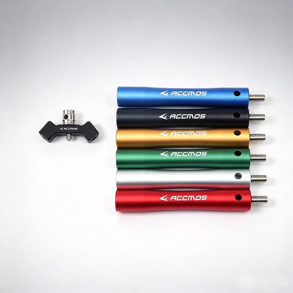 ACCMOS 4/5 Inch Aluminum Stabilizer Rod And V-bar Bow Extender for Target Hunting Shooting Archery Accessories