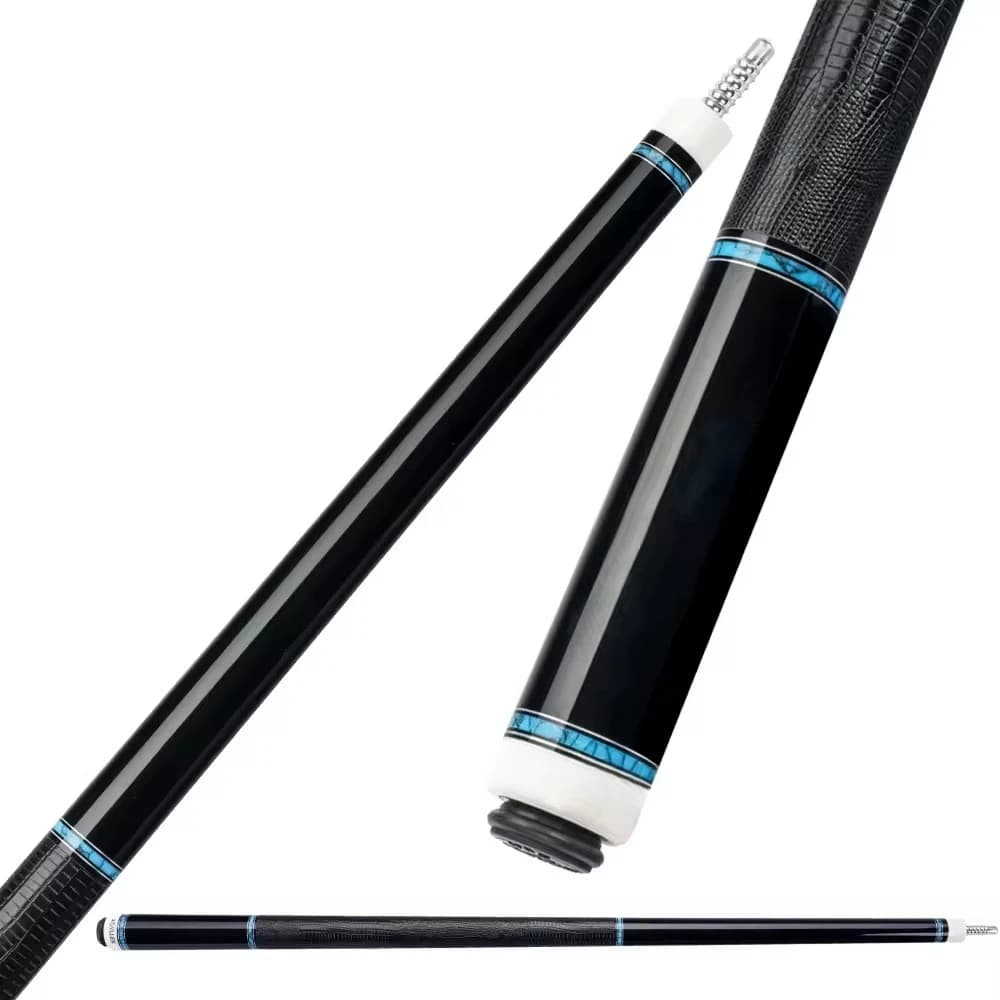 Wanshi Kanglun Changan Stecca da biliardo in fibra di carbonio Ping pong Stecca a testa grande a 8 palline Tecnologia nera Stecche da biliardo e biliardo