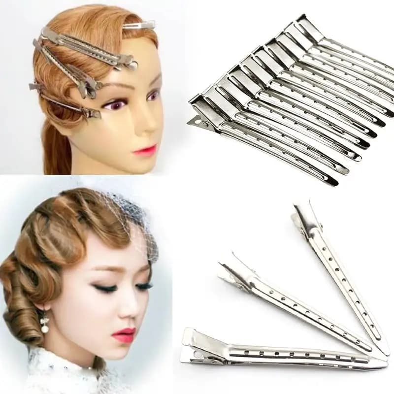 Hair clips for hairdressers metal clip for barber hair clips curly hair clips for hair in crocodile soft root for haircut Bobby Pin