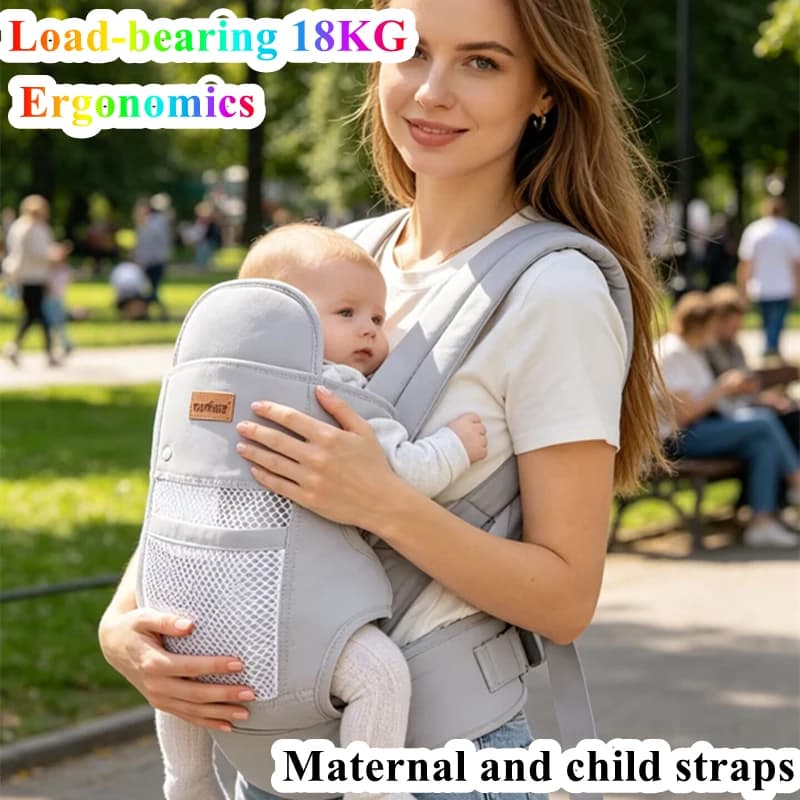 0-24Months Back Front Facing Backpack Ergonomic Baby Carrier Kangaroo Sling Infant Wrap Style Newborn Bag Ventilate Four Seasons
