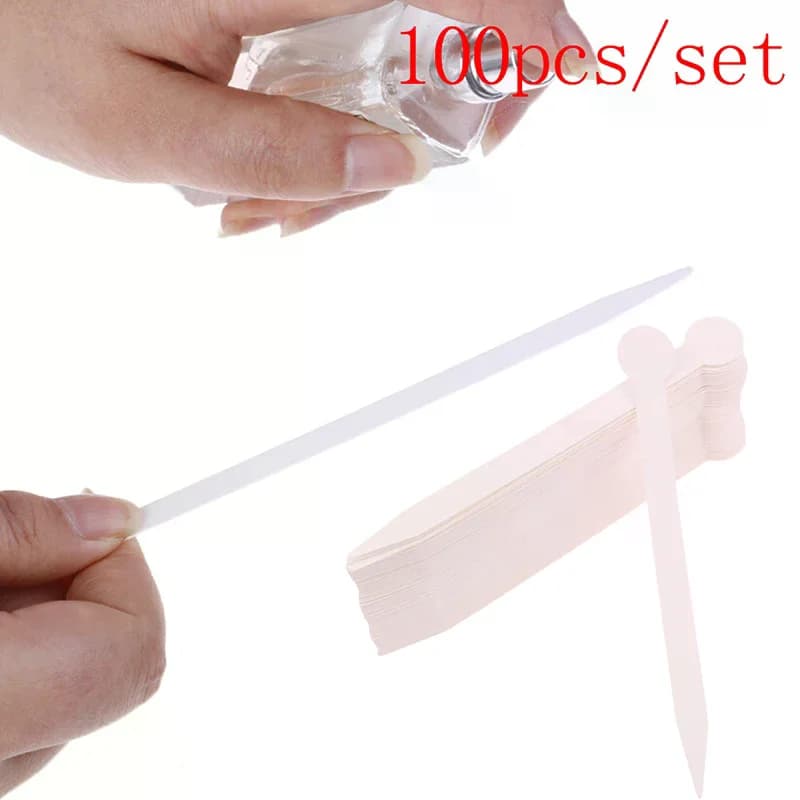 100 pz Strisce Reattive di Fragranza Strisce Tester di Profumo Tester di Olio Essenziale Profumi Aromaterapia Carta di Prova Kit di Profumo