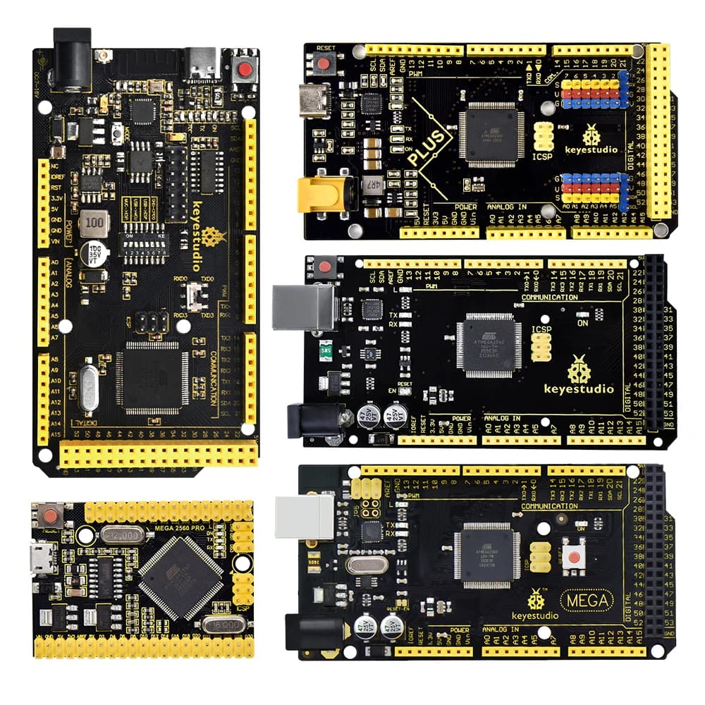 Keyestudio 2560MEGA WiFi /Plus/ Pro/scheda di sviluppo + cavo USB compatibile per schede microcontrollore Arduino MEGA2560 R3