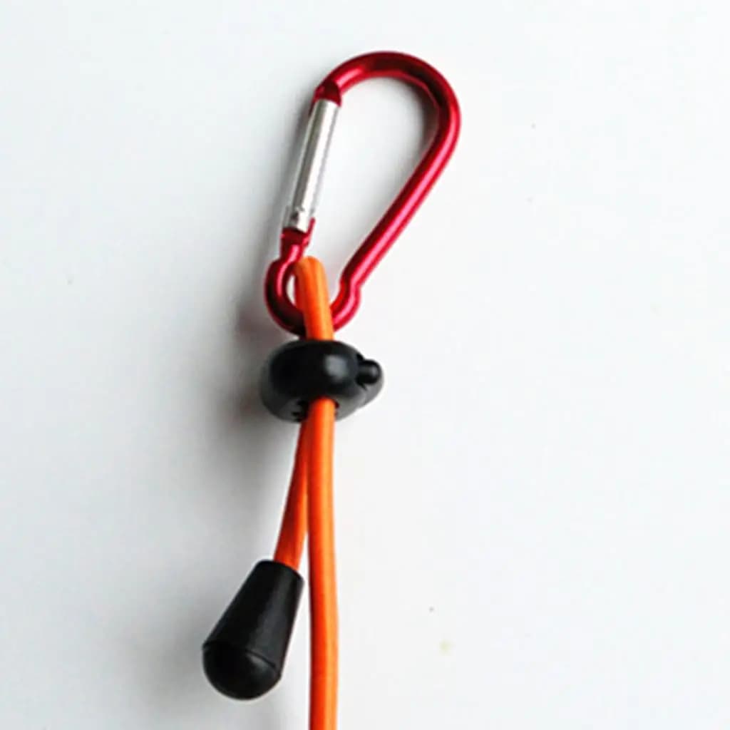 Corda di Sicurezza per Pagaia da Kayak, Laccio Flessibile in Gomma, Supporto per Canna da Pesca, Accessori per Canoa e Attrezzatura Nautica