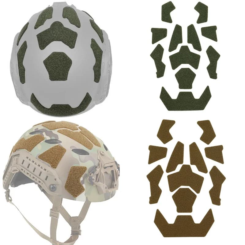 Accessori per casco tattico Tom, caschi tattici, velcro, tessuto per casco refit, casco, sport all'aria aperta, mimetico, nascosto, CB, OD, BK