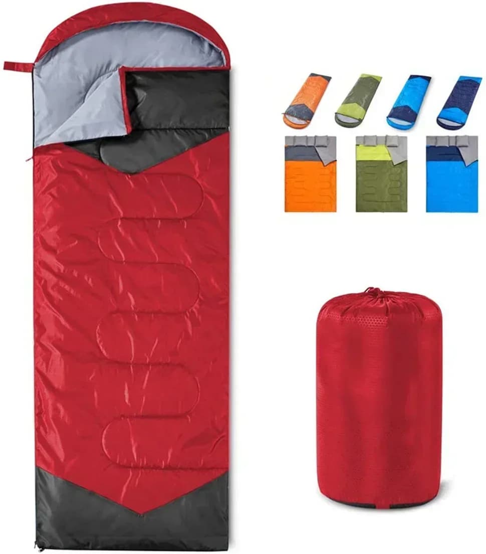 New Arrival Waist Lining for sleeping bag Lining for sleeping bag Camping cotton lining Outdoor portable sleeping bed with compression bag