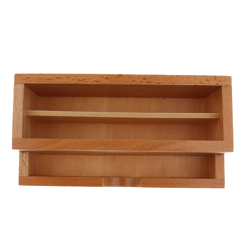 Wooden Montessori Material Cards Box Early Educational Toy Preschool Learning Aid for Kids Study Room