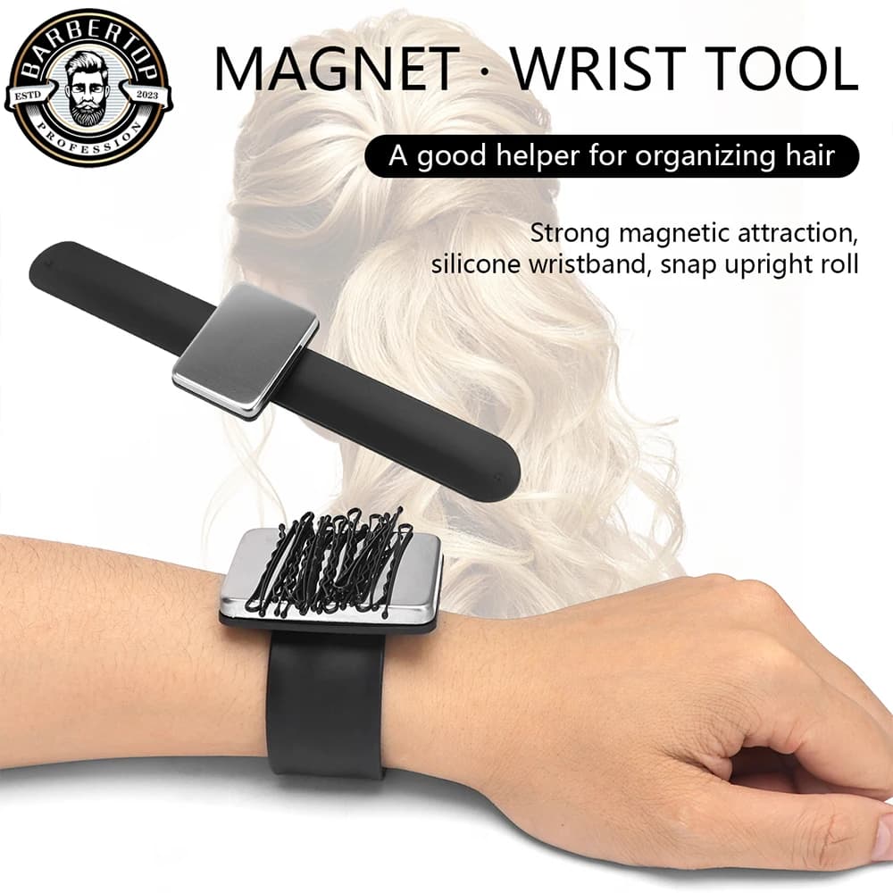 7 ColorsMagnetic cucito PinCushion Silicone polso ago Pad braccialetto sicuro Pin cuscino stoccaggio spille da cucire cinturino Pin Holder