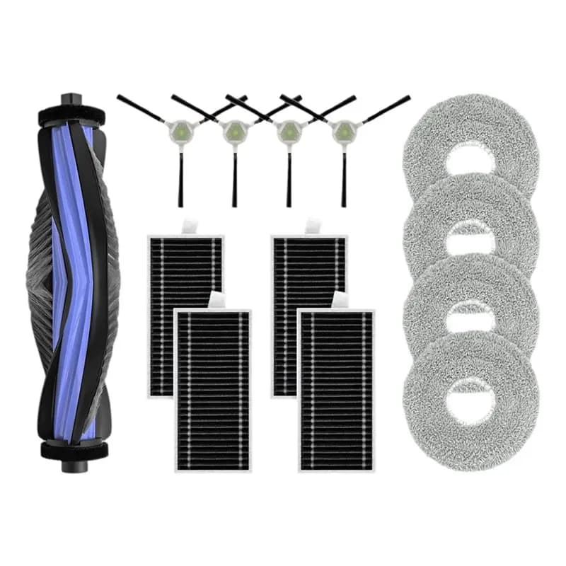 【PASSIONE 】Replacement Parts For Lefant M3 Compatible- Main Brush, Side Brush, HEPA Filter, Mop Cloth Accessories
