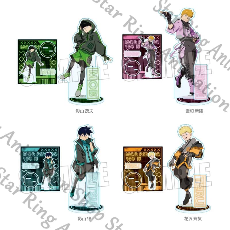 Genuino Mob Psycho 100 Mobu Saiko Hyaku Kageyama Ritsu Anime Acrilico Laser In Piedi Segno Indicativo Bordo Regalo Cospaly Del Fumetto
