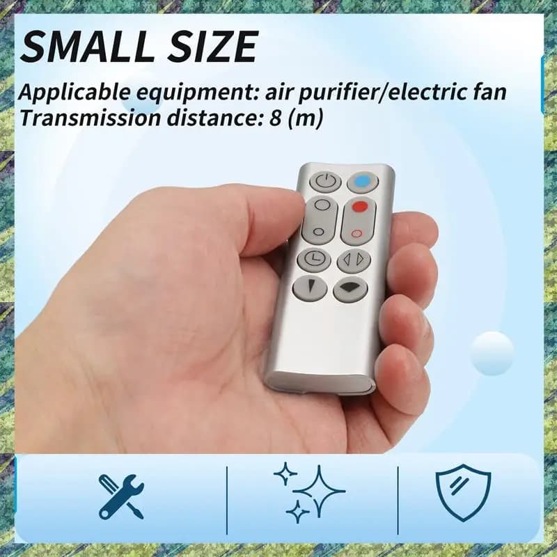 Nana 1 pezzo telecomando purificatore d'aria ventilatore senza foglie telecomando telecomando in plastica adatto per Dyson AM09 HP00 HP01 Si