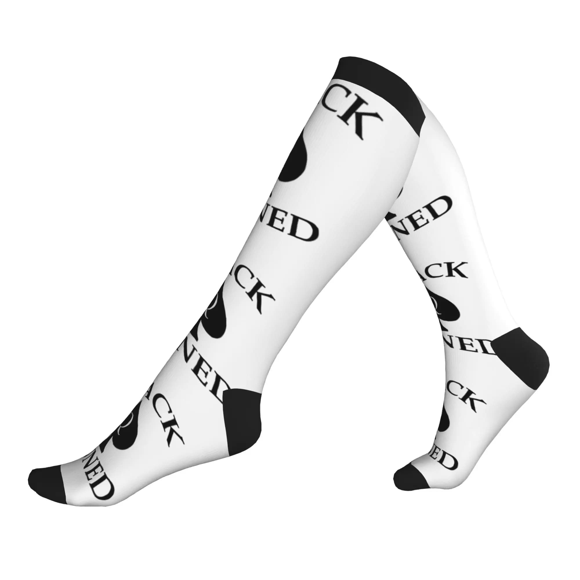 Black Owned Queen Of Spades Men's Sports Compression Socks Unisex Funny Spring Summer Autumn Winter Dress Socks