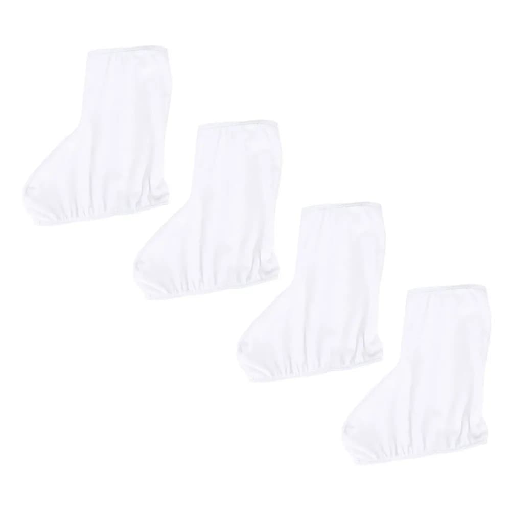 2Pairs Ice Skate Covers Premium Elastic Boot Protectors for Figure Ice Hockey Roller Skates Wear Resistant Portable Comfortable