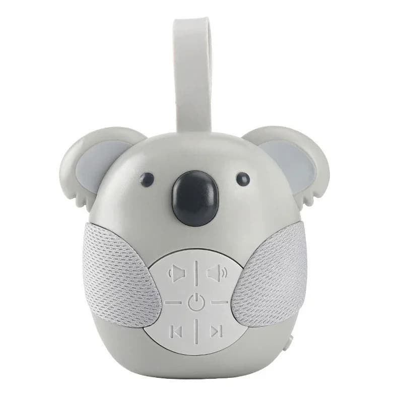Succhietto portatile per bambini con macchina per rumore bianco con 5 musica leggera per i più piccoli Macchina per il suono del sonno con spegnimento temporizzato