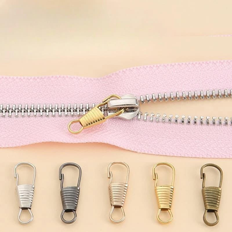 Removable zipper sheet accessories, laundry bags, quilt covers, universal replaceable, special for small holes in zipper heads