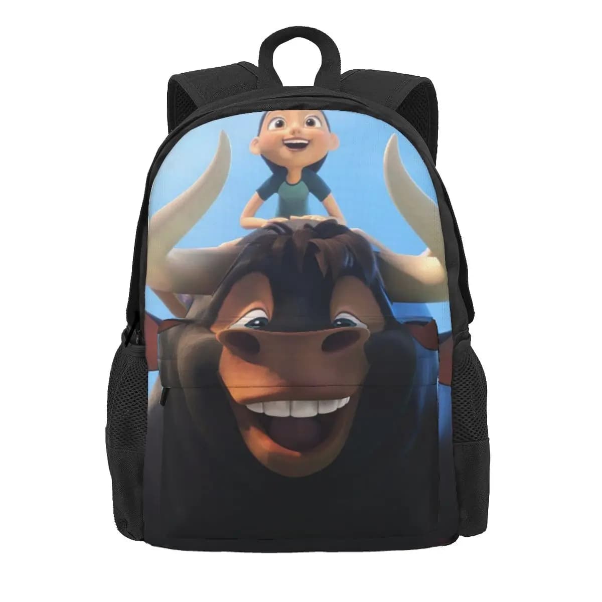 Ferdinand Animated Short Films Backpack Daypack Large Capacity Boys Girls BookBag School Bag Shoulder Bags for Men Women