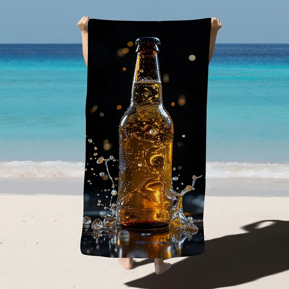 Asciugamano da spiaggia Ice Cream Beach Towel, morbidi asciugamani adatti per viaggi, piscine, vacanze e giornate in spiaggia.