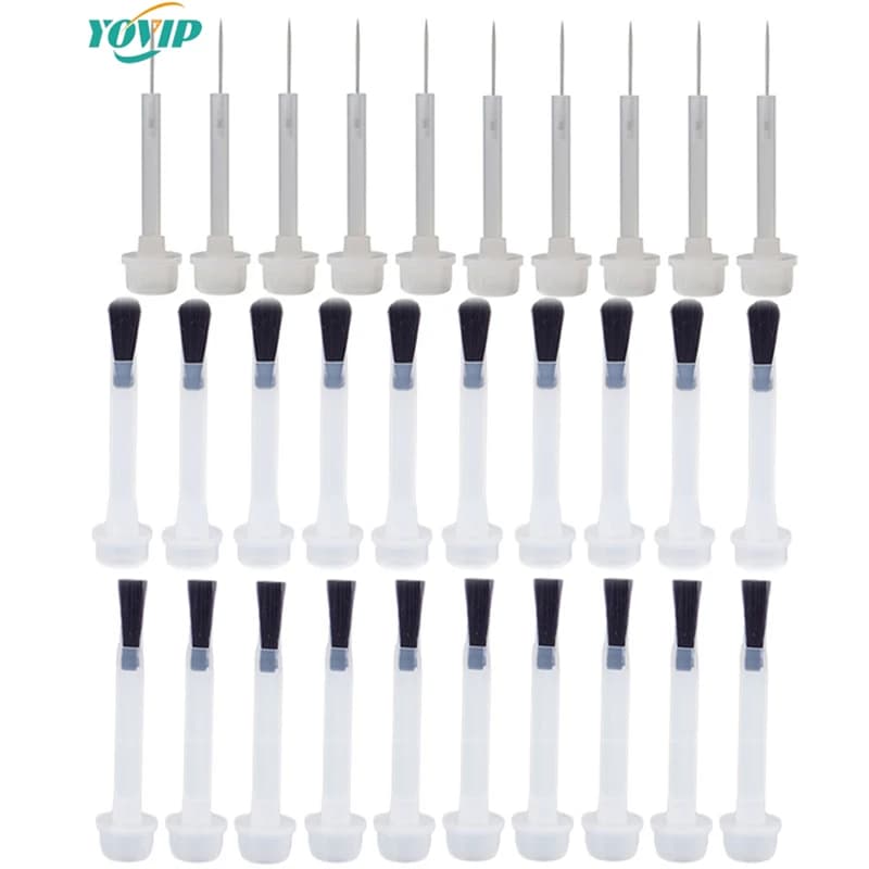Pennello per unghie usa e getta 10 pz/scatola pennelli per smalto per unghie sostituzione smalto per unghie Dip Powder applicatore acrilico strumenti per Manicure liquidi