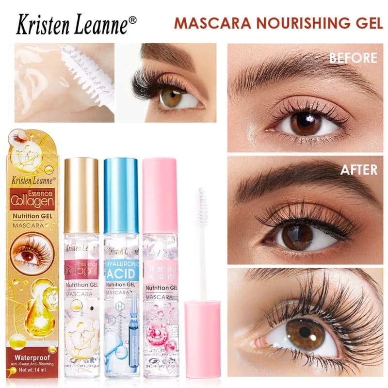 kristen leanne Popular makeup product on Amazon: Transparent waterproof mascara to curve the eyelashes and fix them with a strong seal