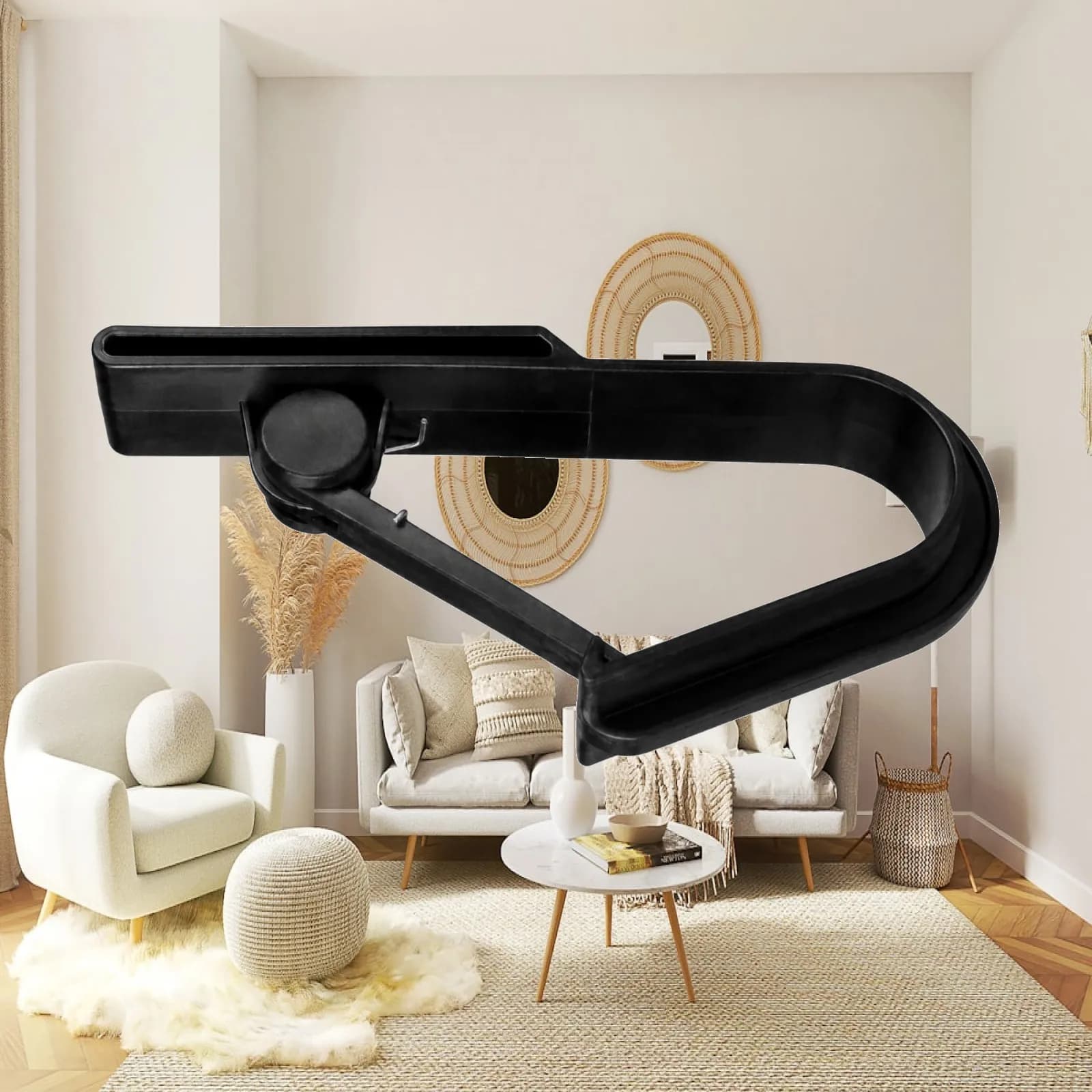 Black Plastic Electric Drill Hook Hanger for Wall Mounted Power Tool Storage Workshop Organizer Hanging Hook