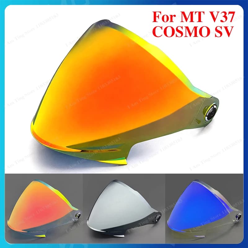 V37 Lente per casco moto per MT V37 COSMO SV Visiera per casco Parabrezza Scudo Occhiali Visiera Accessori per casco