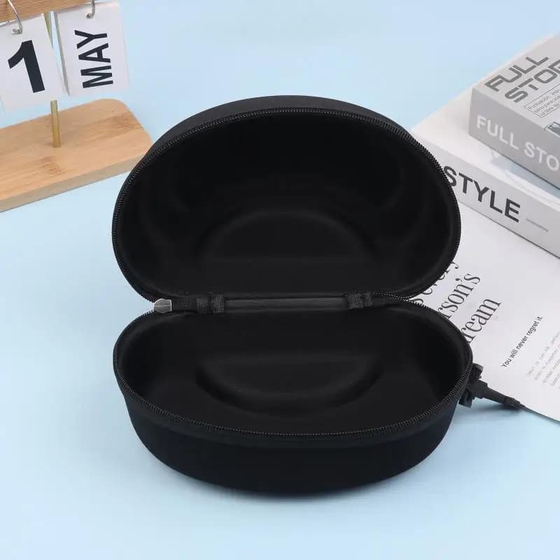 Custodia Protettiva per Occhiali da Sci, Borsa Portatile per Occhiali da Snowboard e Sci, Custodia Rigida in EVA con Moschettone〔CC55〕