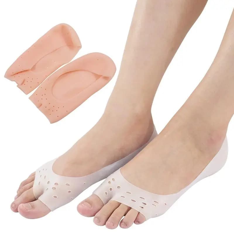 Set di 2 calzini in morbido silicone idratante per la cura dei piedi, protezione contro talloni secchi, screpolati e scamosciati, solette per scarpe, pedicure
