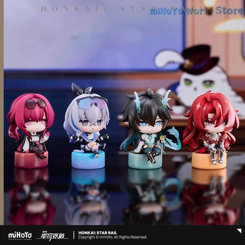 Ufficiale Dan Heng Figura MiHoYo Ufficiale Originale Honkai Star Rail Kafka Silver Wolf Argenti Q versione Modello Lama Ornamento Regalo